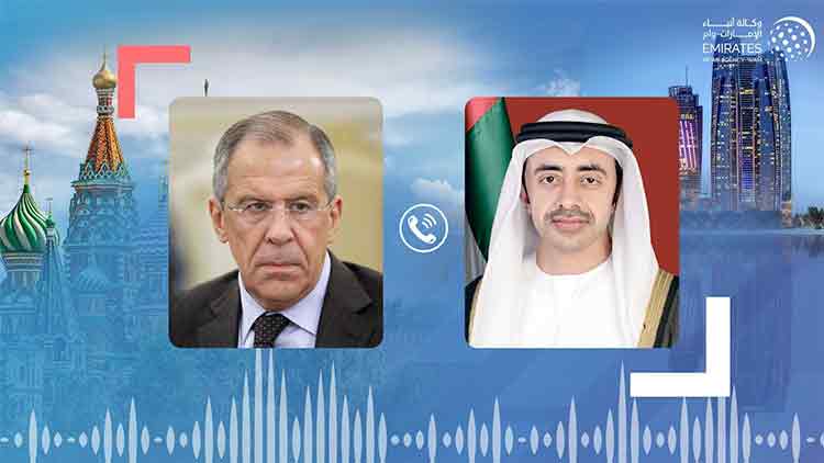 Abdullah Bin Zayed praises Russia’s supportive stance for UAE on Houthi terrorist attacks