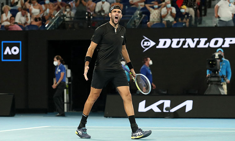 Berrettini makes history by reaching Australian Open semi-finals