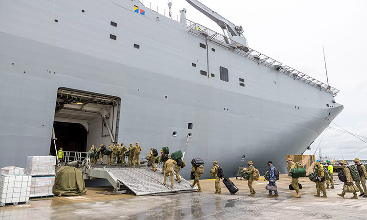 Nearly two dozen Australian sailors on ship delivering aid to Tonga have virus