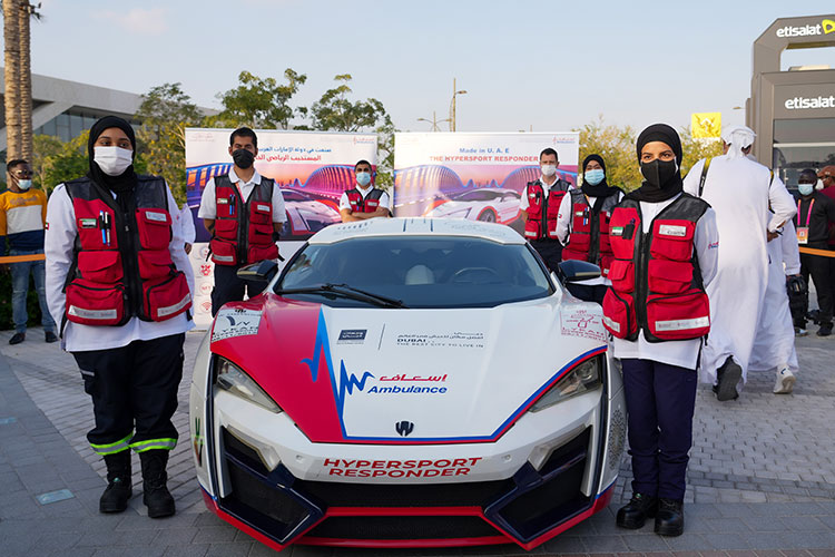 Dubai unveils world’s fastest and most expensive ambulance responder at Expo 2020 Dubai