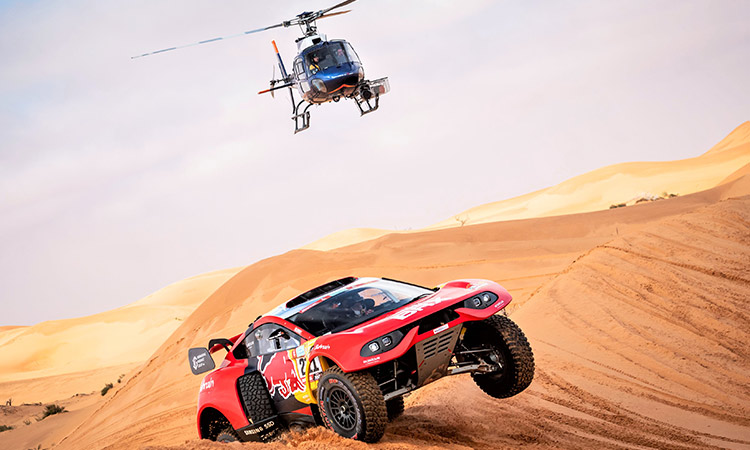 Loeb boosts Dakar Rally title hopes with historic stage win for BRX