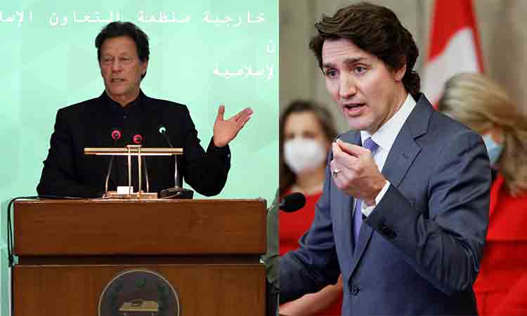 Imran welcomes Canadian PM's condemnation of Islamophobia