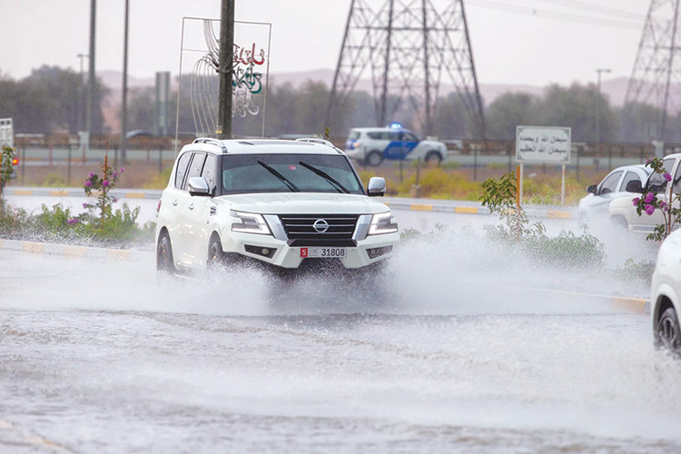 UAE’s several territories experience heavy downpour