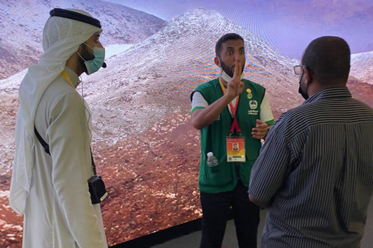 Sign language interpreters lend a helping hand to people of determination at Expo 2020