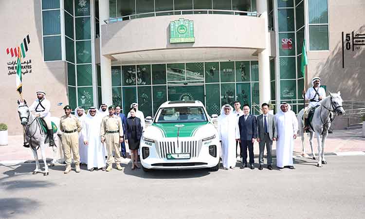 First electric vehicle joins Dubai Police fleet of luxury patrols