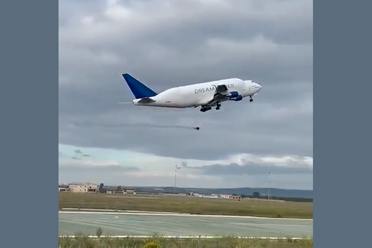 Plane loses one of its tyres soon after takeoff, video goes viral