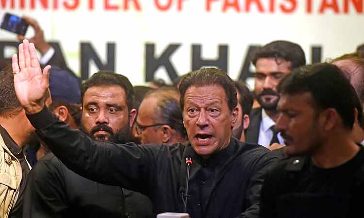 Ex-PM Khan says Pakistan by-election ‘a referendum’ on his popularity