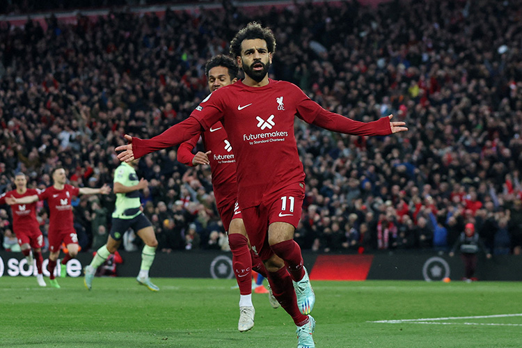 Salah not giving up on Premier League title after Liverpool beat Man City