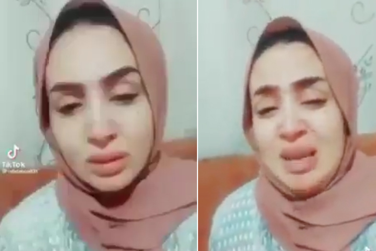 VIDEO: Jordanian woman cries and warns of Naira Ashraf’s fate befalling her after man threatens her 