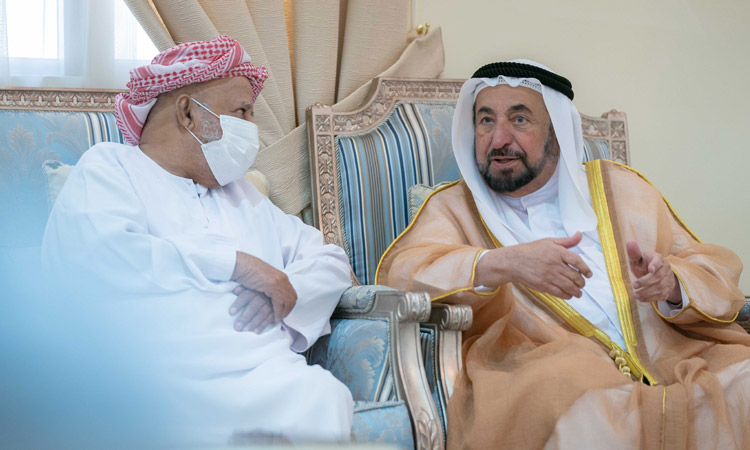 Sheikh Sultan visits Governor of Wadi Al Helo