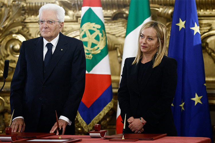 Far-right leader Giorgia Meloni sworn in as Italian premier