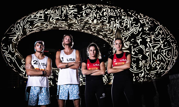 Beach Volleyball stars awestruck after visiting iconic landmarks — Dubai Frame and Museum of the Future