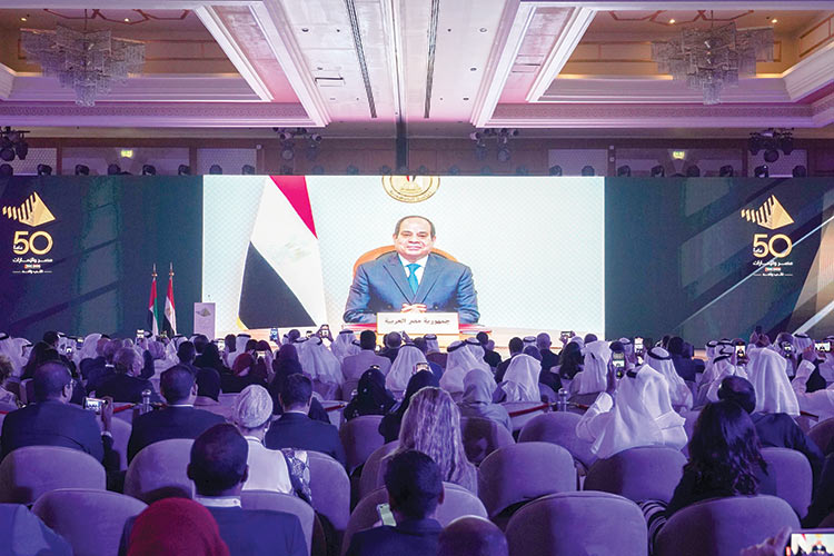 UAE and Egypt celebrate five decades of bonding