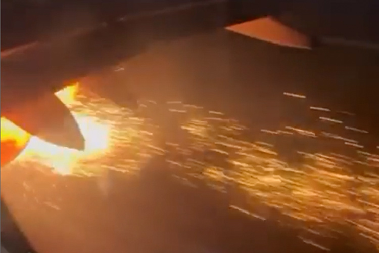 VIDEO: Bangalore-bound flight from Delhi catches fire on runway, all passengers safe 