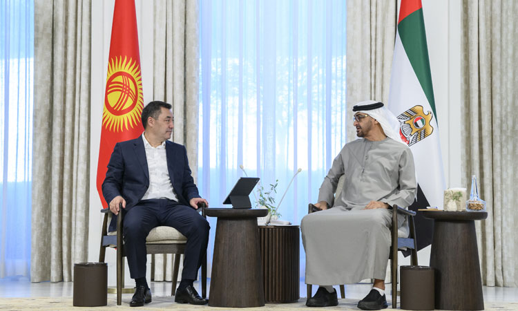 UAE President, Kyrgyz leader review bilateral relations and regional developments