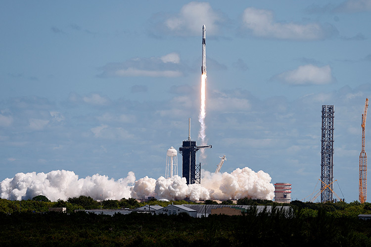 VIDEO: SpaceX spaceship blasts off to ISS carrying Russian cosmonaut