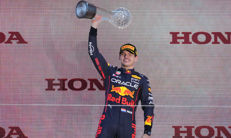 Verstappen takes 2nd straight drivers' title with Japan win