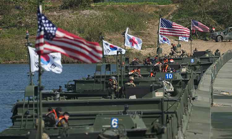 North Korea warns US of ‘powerful’ response to allied drills