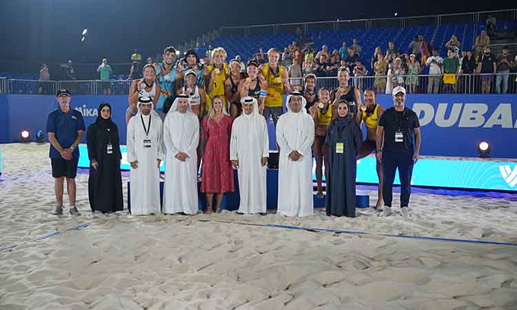 Ahman and Hellvig win gold at Volleyball World Beach Pro Tour Challenge in Dubai