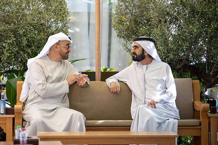 UAE President meets Mohammed Bin Rashid in Dubai