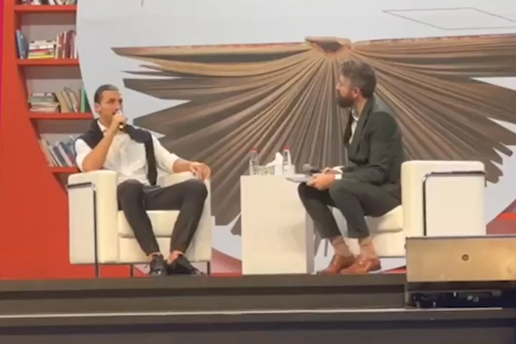 Swedish soccer star Ibrahimovic brings footy fever to Sharjah International Book Fair