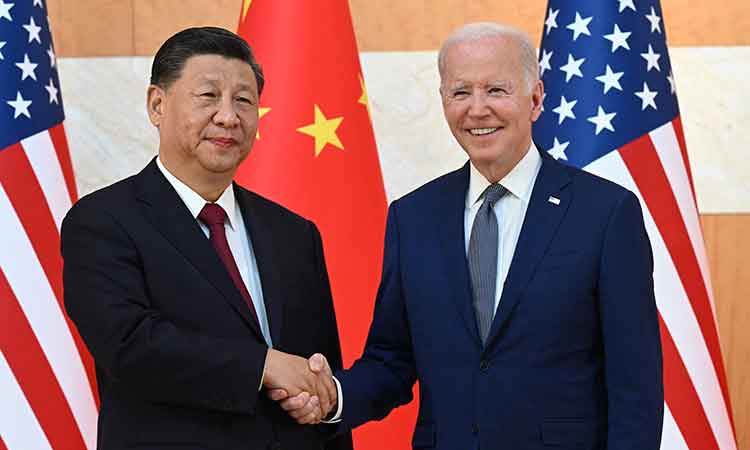 VIDEO: Xi, Biden shake hands as Bali summit begins