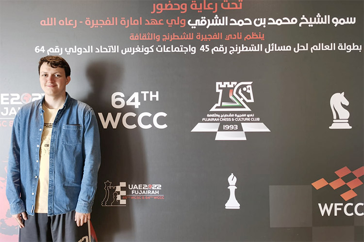 Pavlov wins Open Championship as Fougiaxis hails Fujairah Chess and Culture Club