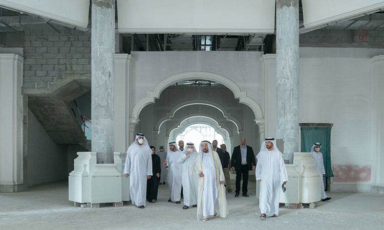 Sheikh Sultan inspects work progress in University of Kalba