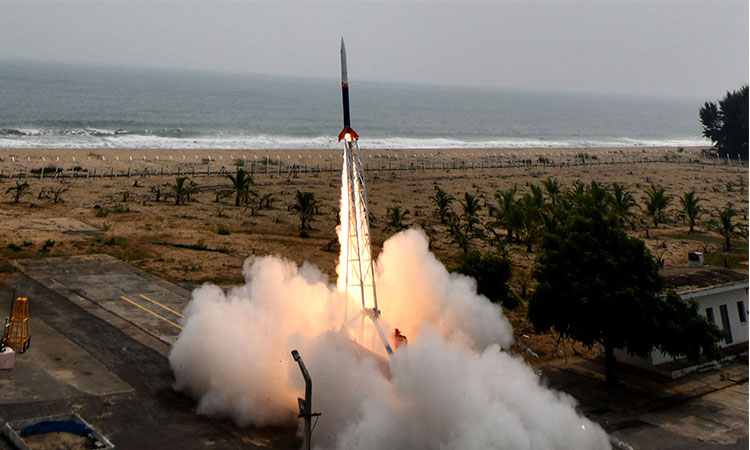 India launches its first privately made rocket into space