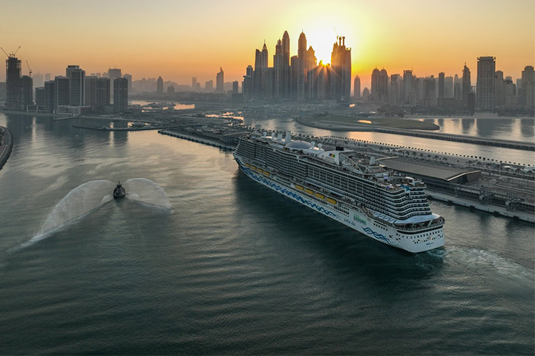 First eco-friendly cruise ship for new season docks in Dubai