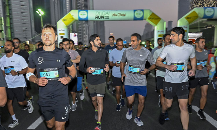 VIDEO: Hamdan leads 193,000 runners who transform Sheikh Zayed  Road into a giant running track