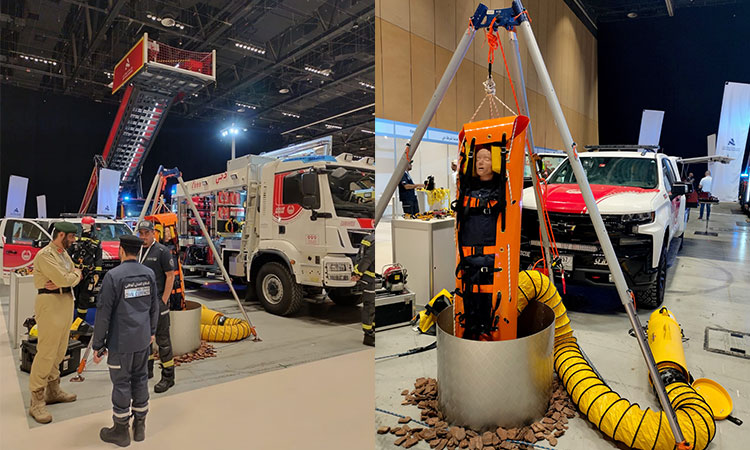 Dubai Police showcase Innovative Search & Rescue Solutions in Abu Dhabi’s exhibition 