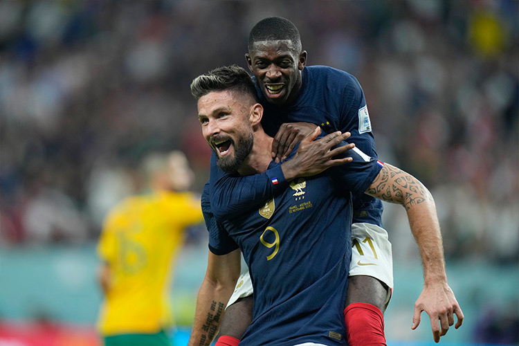 France decimate Australia 4-1 to launch World Cup defence