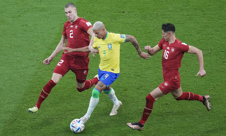 Richarlison's goals help Brazil beat Serbia 2-0 at World Cup