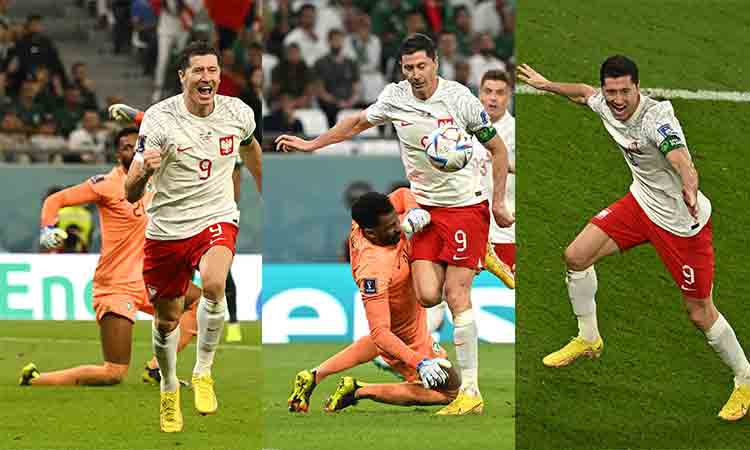 Lewandowski breaks World Cup duck as Poland beat Saudi Arabia