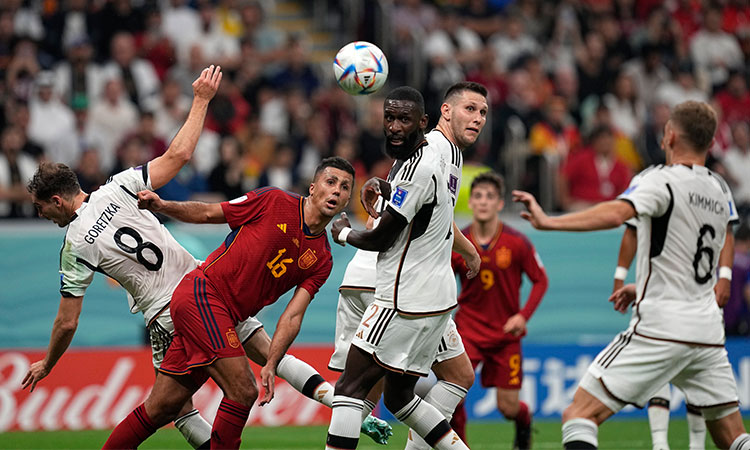 Germany salvage 1-1 draw with Spain at World Cup