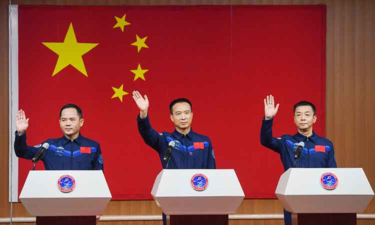 China prepares to send new 3-person crew to space station