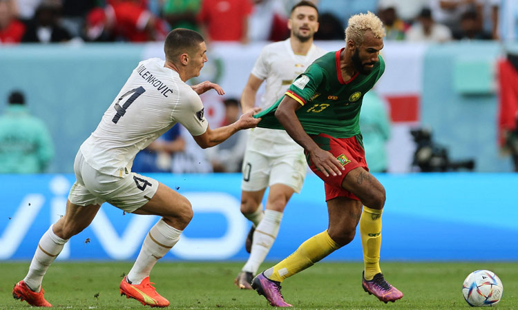 Cameroon fight back to draw World Cup thriller with Serbia