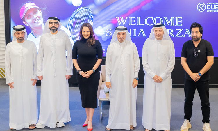 Indian tennis sensation Sania visits Dubai Sports Council, plans to open more academies in Dubai