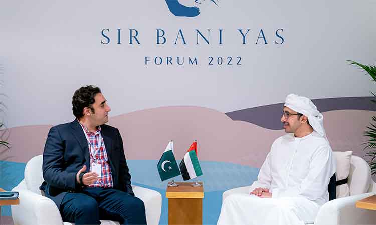 Abdullah Bin Zayed receives Pakistani FM