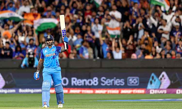 Yadav stars as India set up England T20 World Cup semi-final