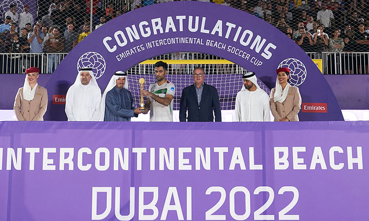 Iran edge past Brazil to clinch fourth Intercontinental Beach Soccer Cup title