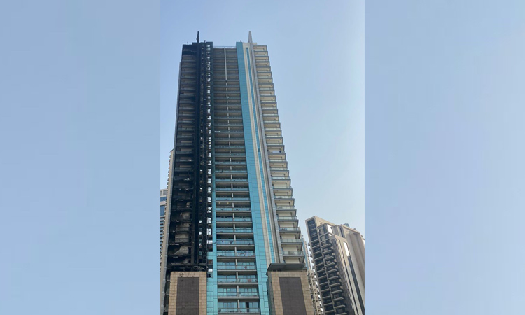 Massive fire at highrise tower brought under control in Downtown Dubai