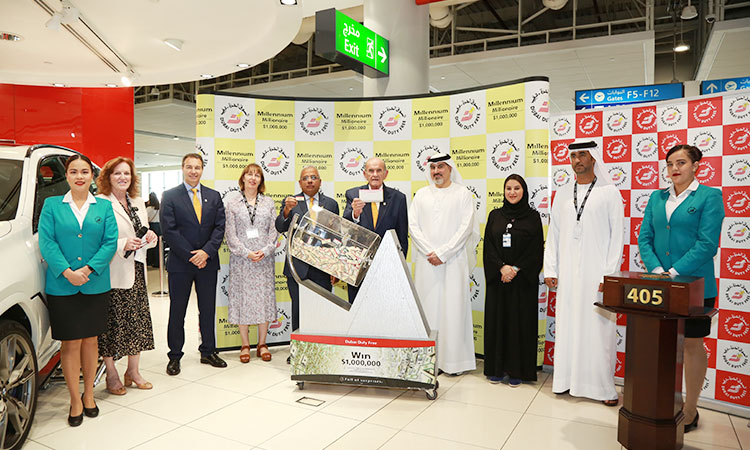 10 colleagues win $1m in Dubai Duty Free Draw,  four others to drive away with luxury vehicles 