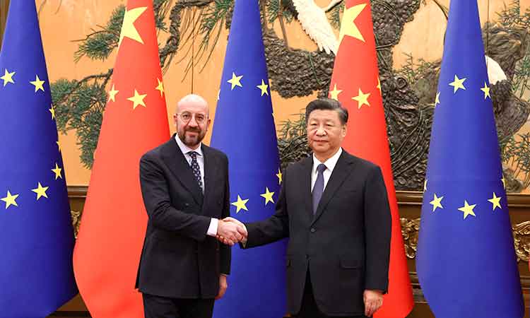 China’s Xi urges Ukraine talks in meeting with EU’s Michel