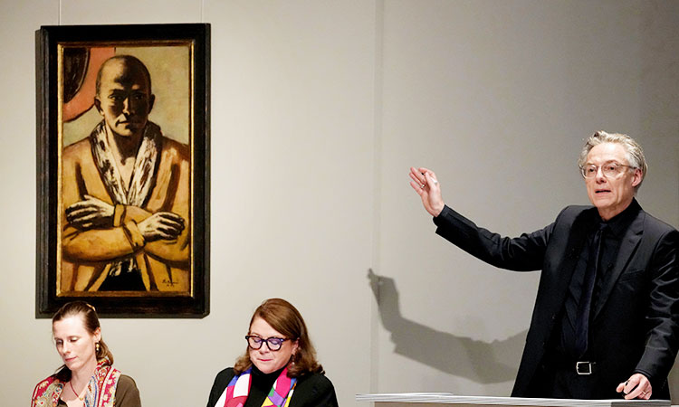 Max Beckmann self-portrait sold at German auction for $20.7m