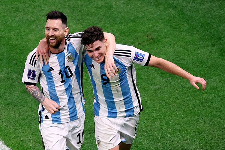 Messi and Alvarez fire Argentina past Croatia into World Cup final