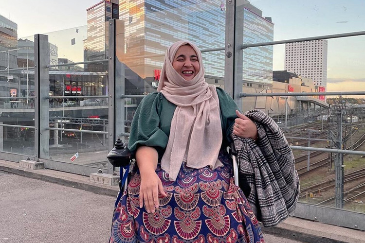 Pakistani disability rights activist Tanzila Khan is happy to be in the UAE