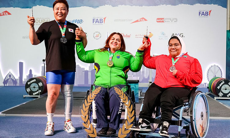 UAE’s Almutaiwei takes two bronze medals, Iranian Gharibshahi sets new world record