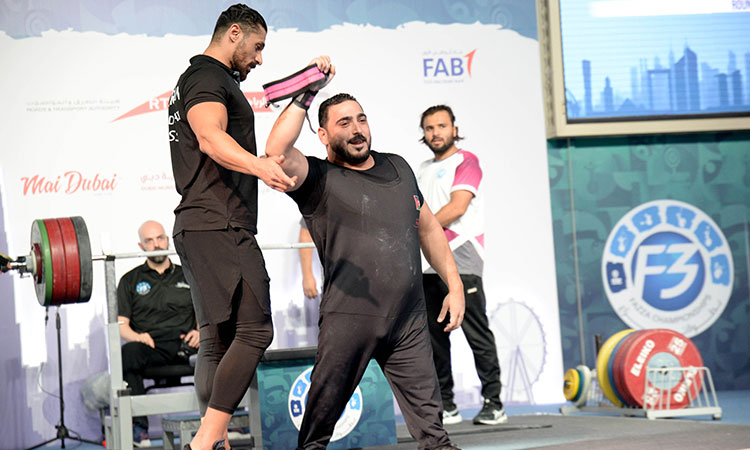 Jordan’s Khattab smashes three world records; UAE’s Khamis, Alnaqbi win gold